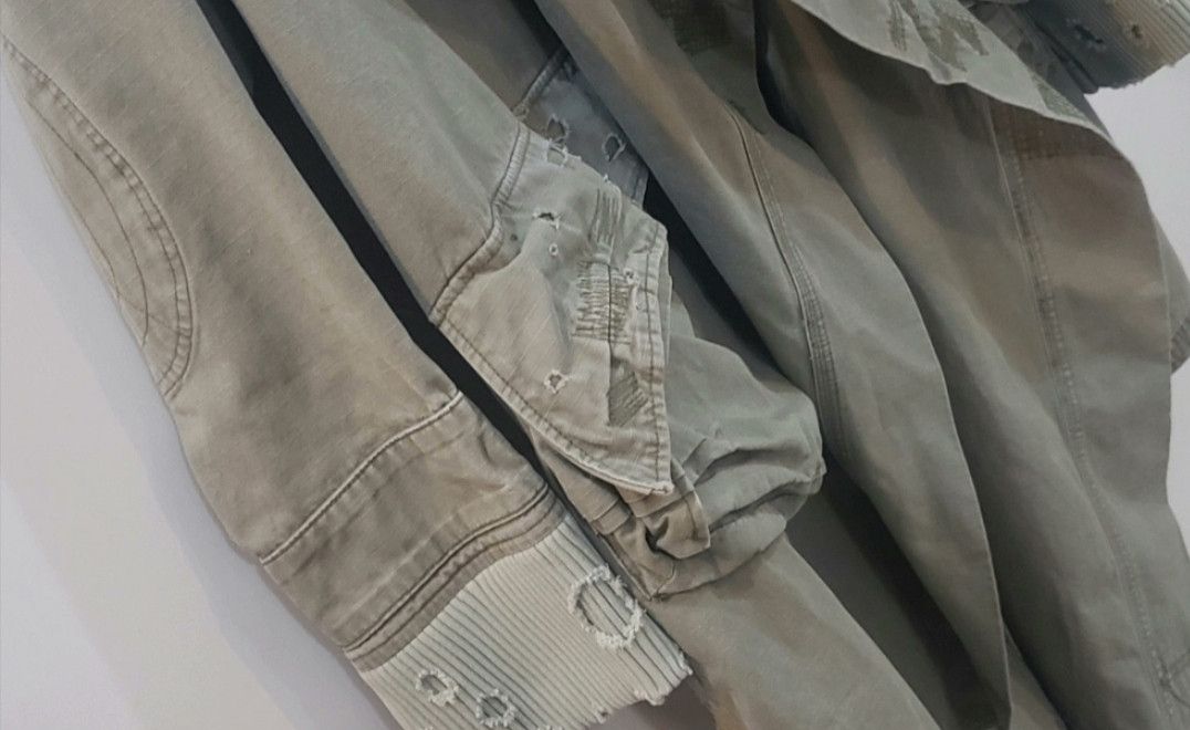 Greg Lauren greg lauren Embroidered Destroyed Army Cloth Coat Size US S / EU 44-46 / 1 - 6 Thumbnail