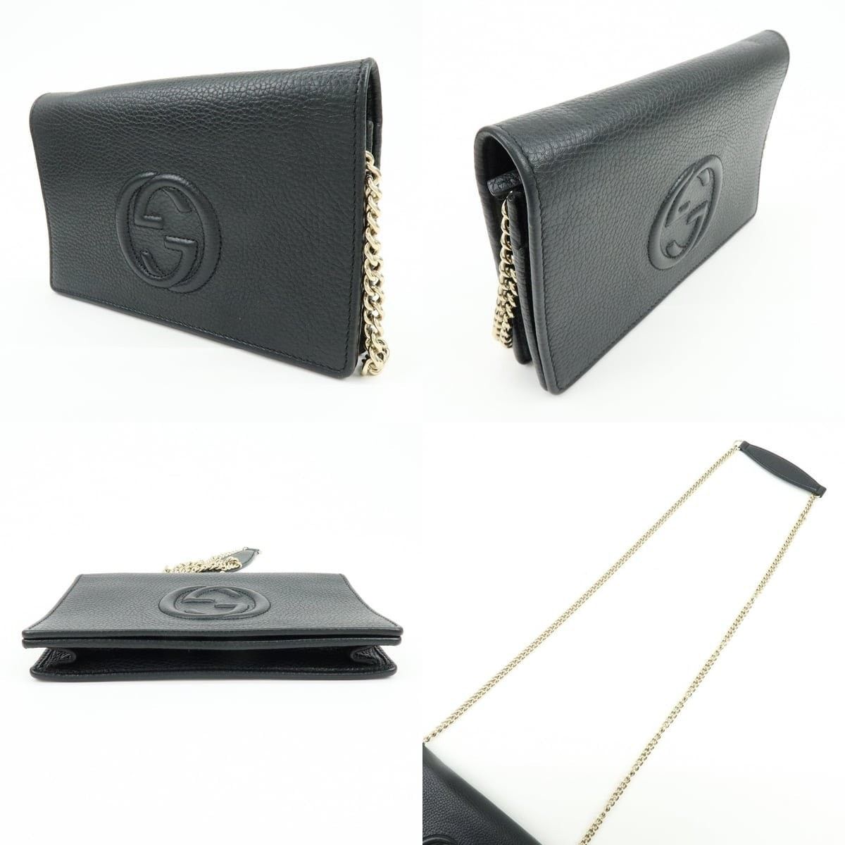 Gucci Gucci Soho Interlocking G Chain Wallet Crossbody Bag Size ONE SIZE - 3 Thumbnail