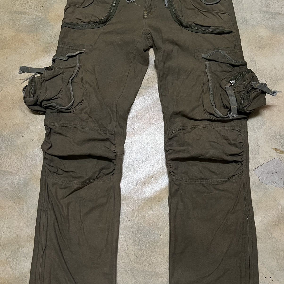 Japanese Brand Cargo Pants Multipockets Tactical Style Size US 32 / EU 48 - 4 Thumbnail