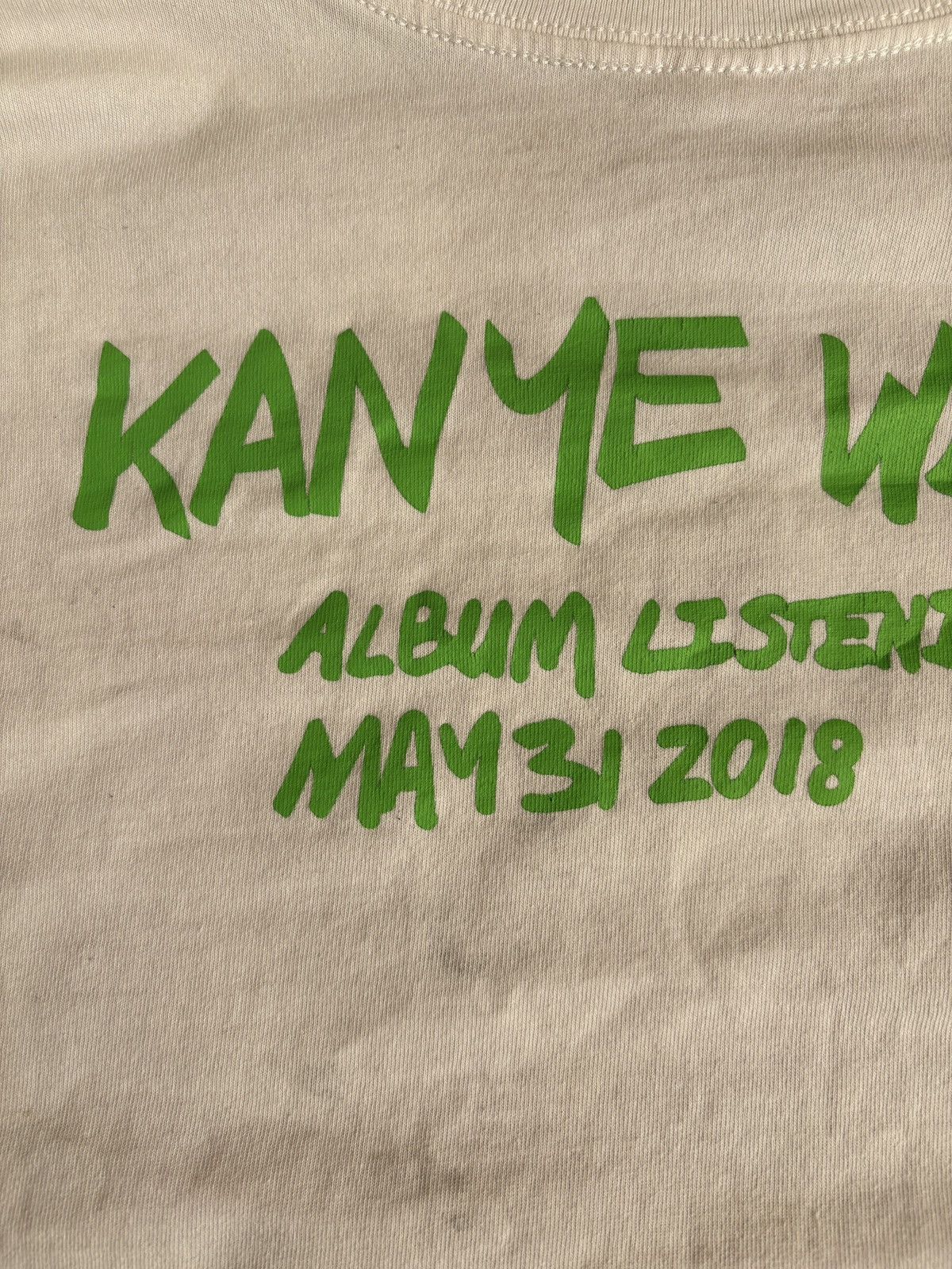 Rap Tees Kanye West Wayoming L/S 2018 Album Listening Long Sleeve Tee Size US M / EU 48-50 / 2 - 17 Thumbnail
