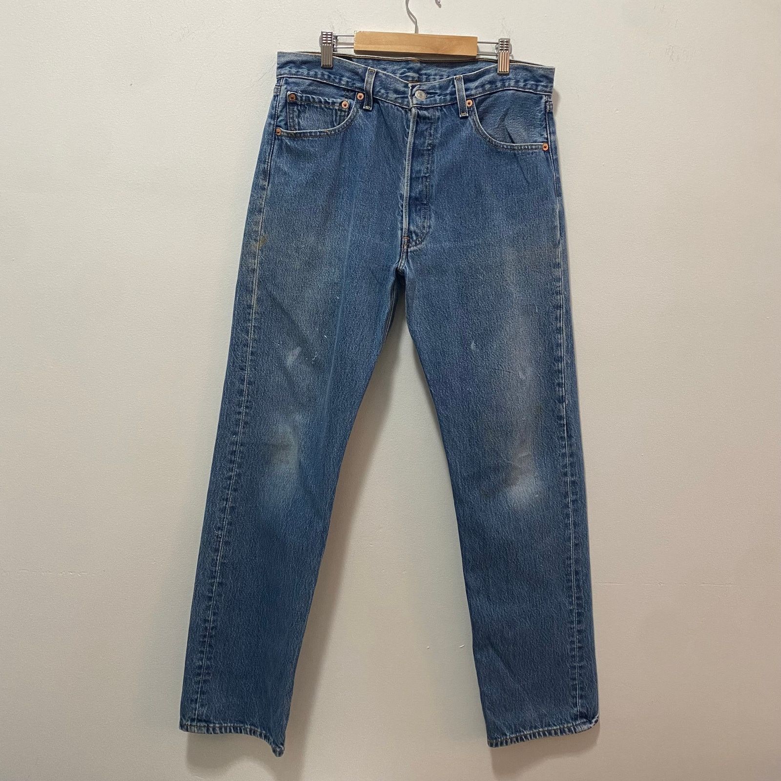 Levi's × Vintage Vintage Levi's 501 Button Fly Denim Jeans Size US 33 - 1 Thumbnail
