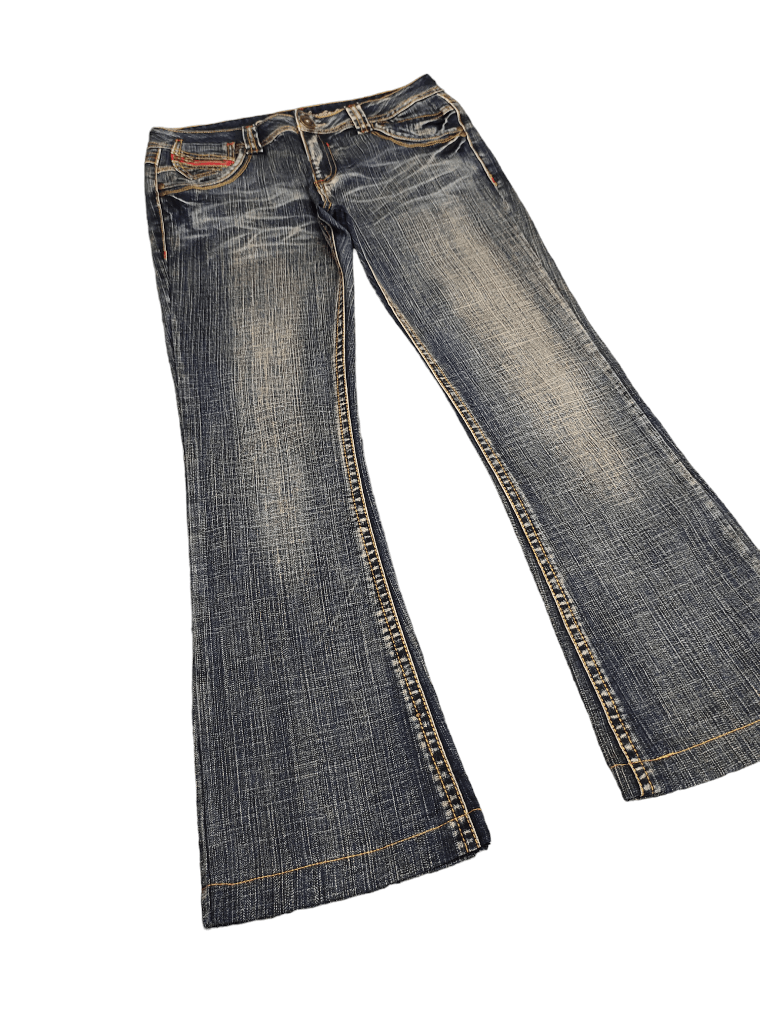 Hysteric Glamour × Undercover Flare Jeans The Vintage Faded Low Rise Boot Cut Y2k Goa lgb Size US 31 - 3 Thumbnail