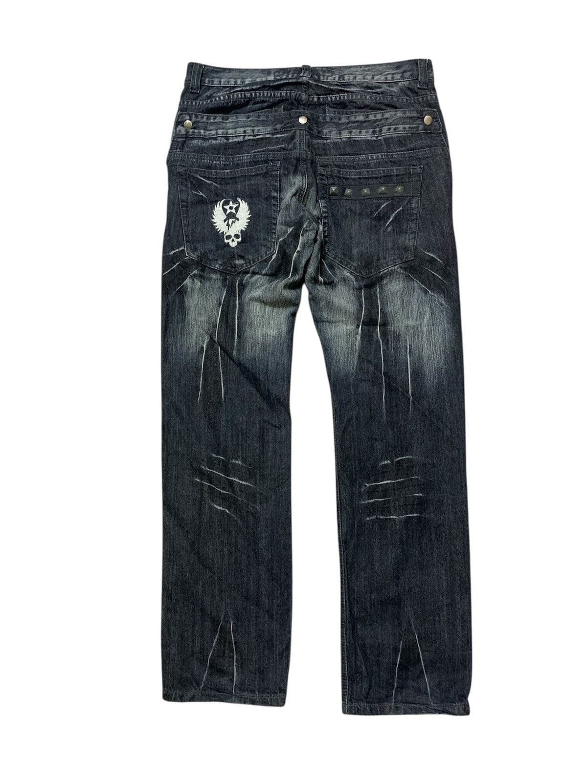 Japanese Brand Double Waist Japan Brand Rain Denim Share Spirit PPFM LGB Size US 34 / EU 50 - 2 Thumbnail