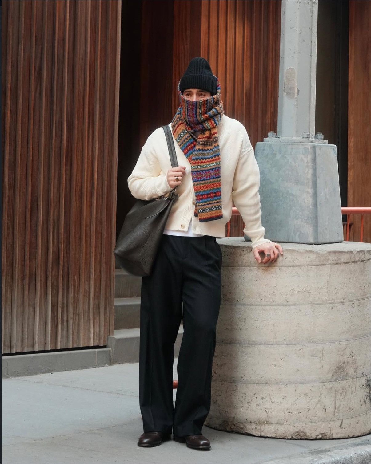 Daniel Simmons Cream Cotton Knit Cardigan size XS