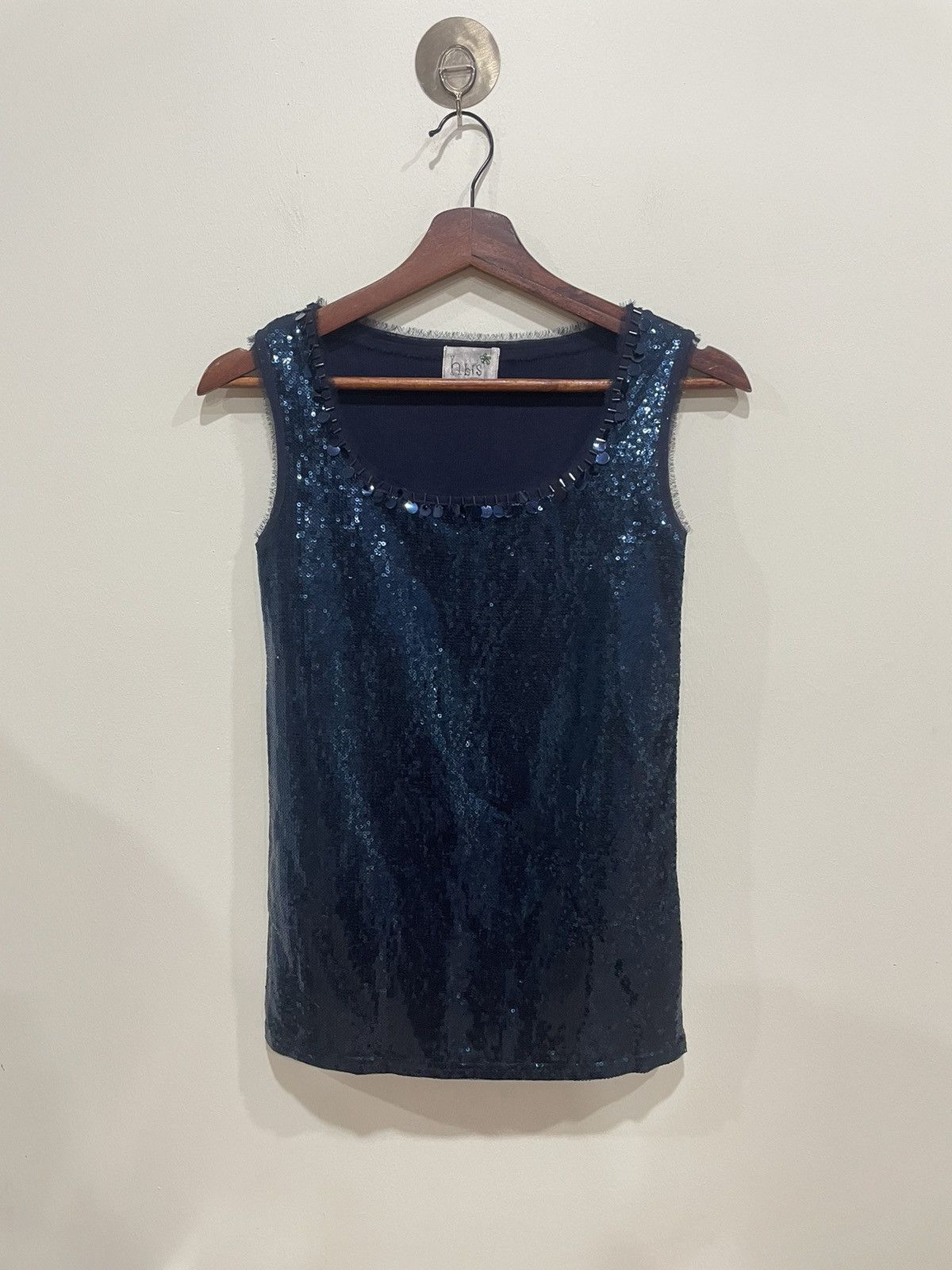 image of Vintage Hbis Tank Top in Dark Blue Night, Women's (Size XS)