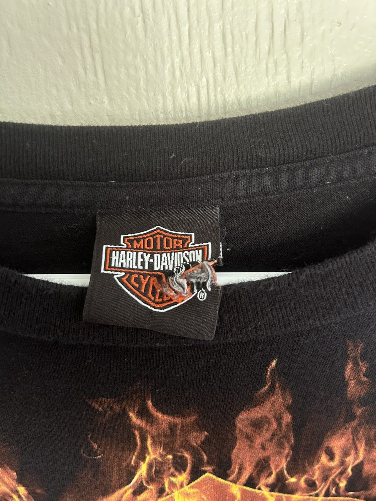 Harley Davidson Harley Davidson Flame Badge with Skulls Black T-shirt Size US XXL / EU 58 / 5 - 4 Thumbnail