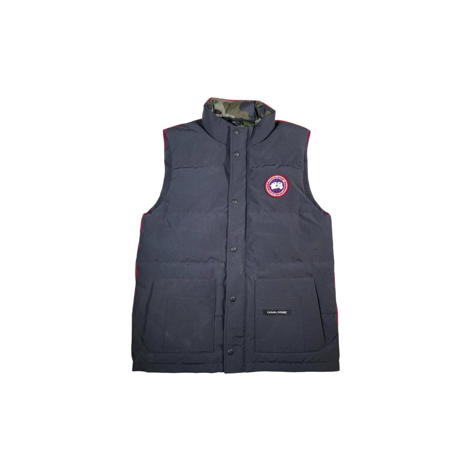 Canada Goose Red & Blue Camo Vest