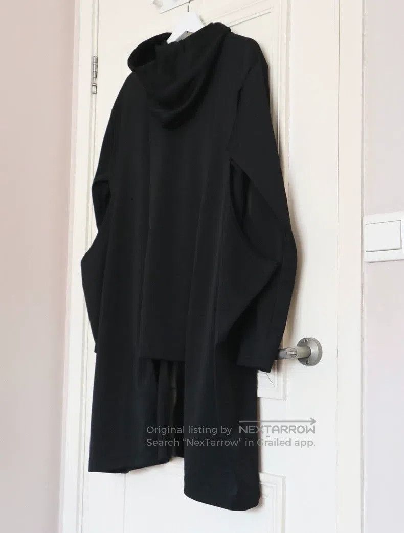 Comme des Garcons Comme Des Garcons Black Polyester Double Layer Hoodie Size US M / EU 48-50 / 2 - 4 Thumbnail