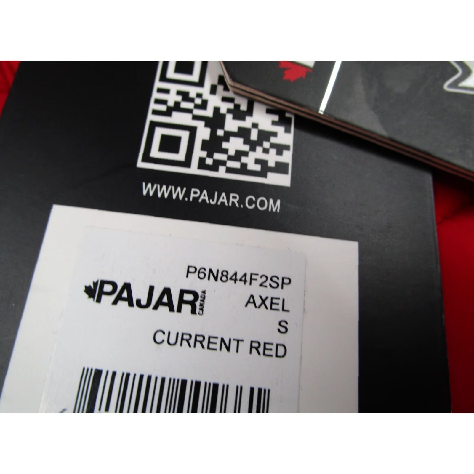Pajar Pajar Axel Jacket Mens S Red Hooded Puffer 3M Thinsulate Featherless Nylon Zip Pocket Size US S / EU 44-46 / 1 - 3 Thumbnail