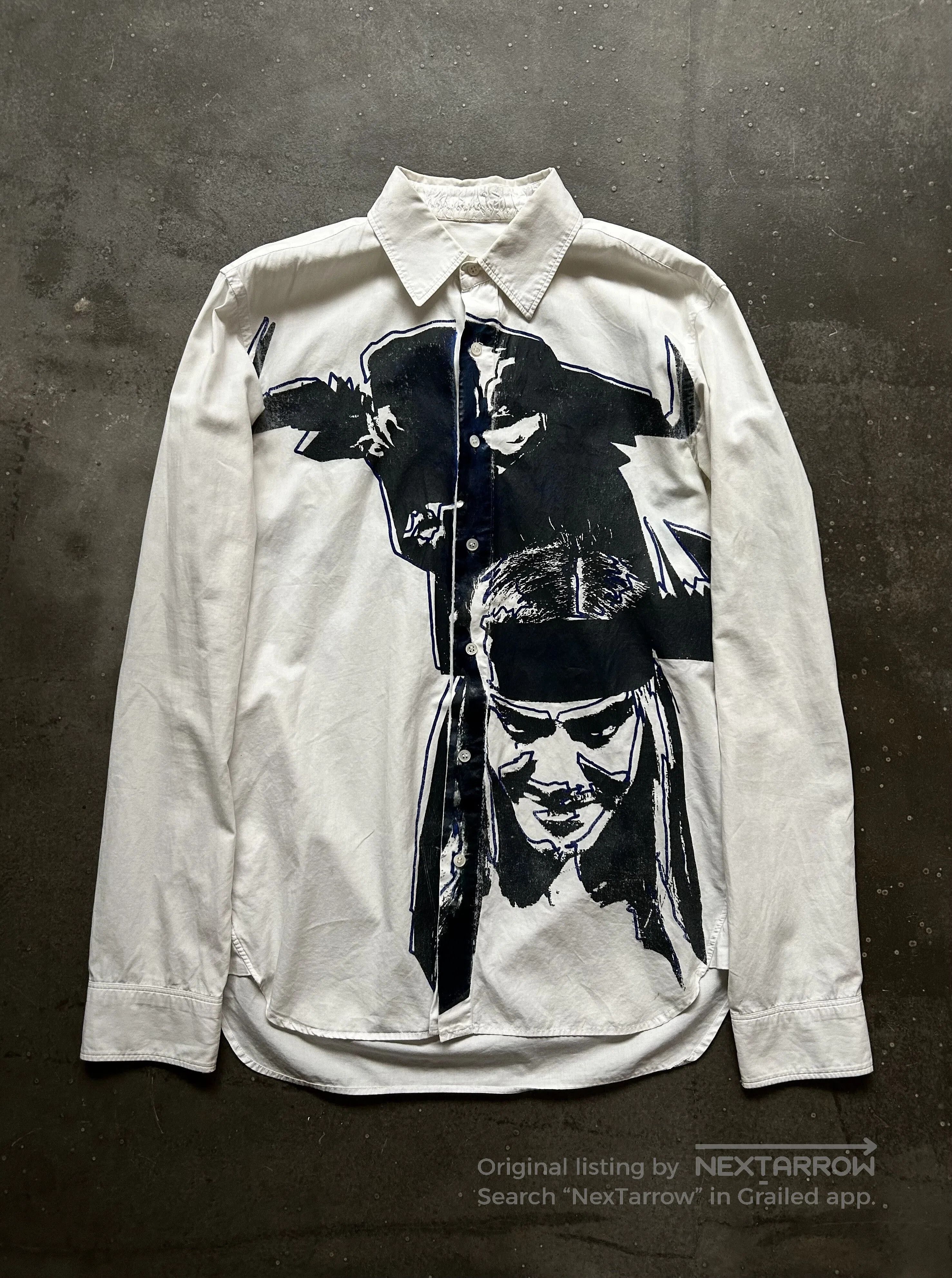 John Galliano john galliano pirate print button-up shirt. Size US M / EU 48-50 / 2 - 1 Thumbnail