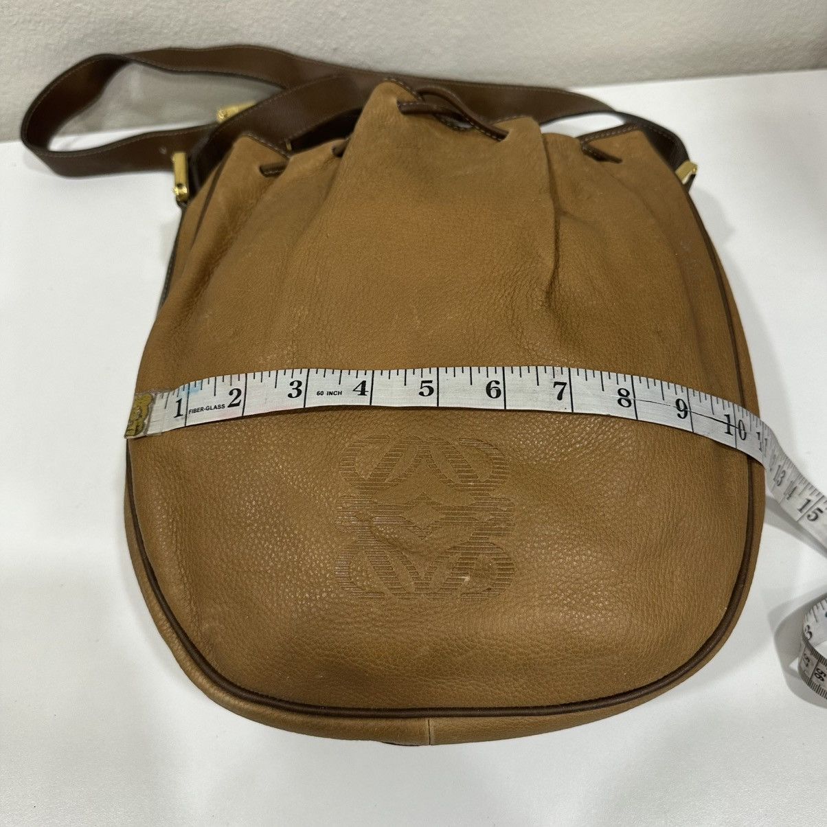 Loewe ‼️YES‼️ VINTAGE LOEWE LEATHER BUCKET DRAWSTRING SHOULDER BAG Size ONE SIZE - 5 Thumbnail