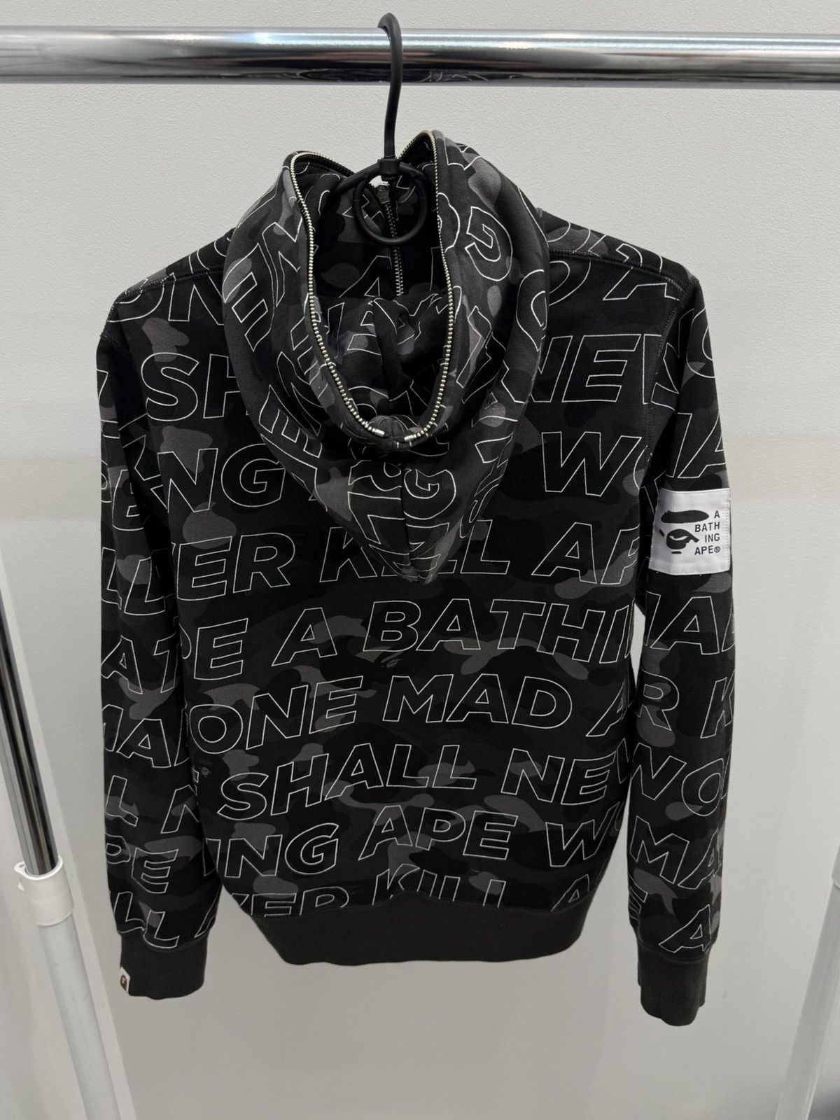 Bape Bape All Over Print Camo Full Zip Hoodie Japan Made Size US M / EU 48-50 / 2 - 4 Thumbnail