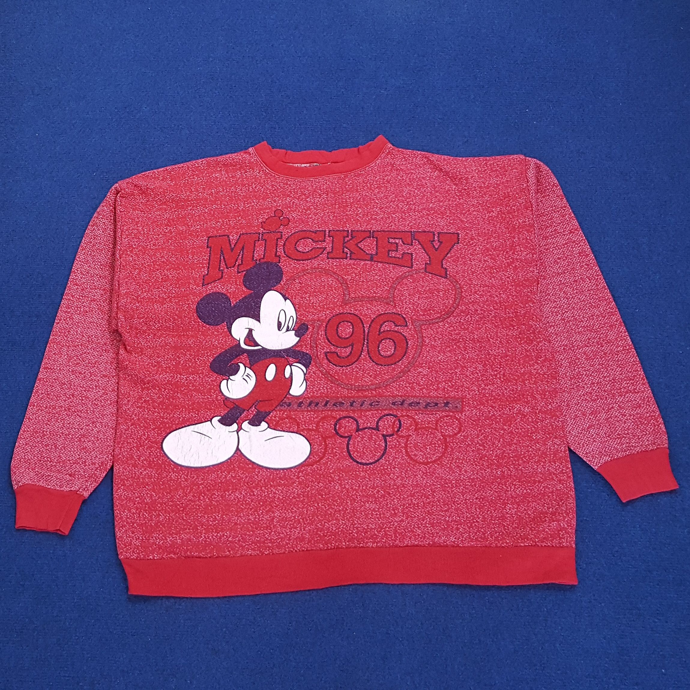 Disney × Mickey Mouse × Vintage Vintage Disney Mickey House '96 Athletic Dept. Sweatshirts Size US XL / EU 56 / 4 - 1 Thumbnail
