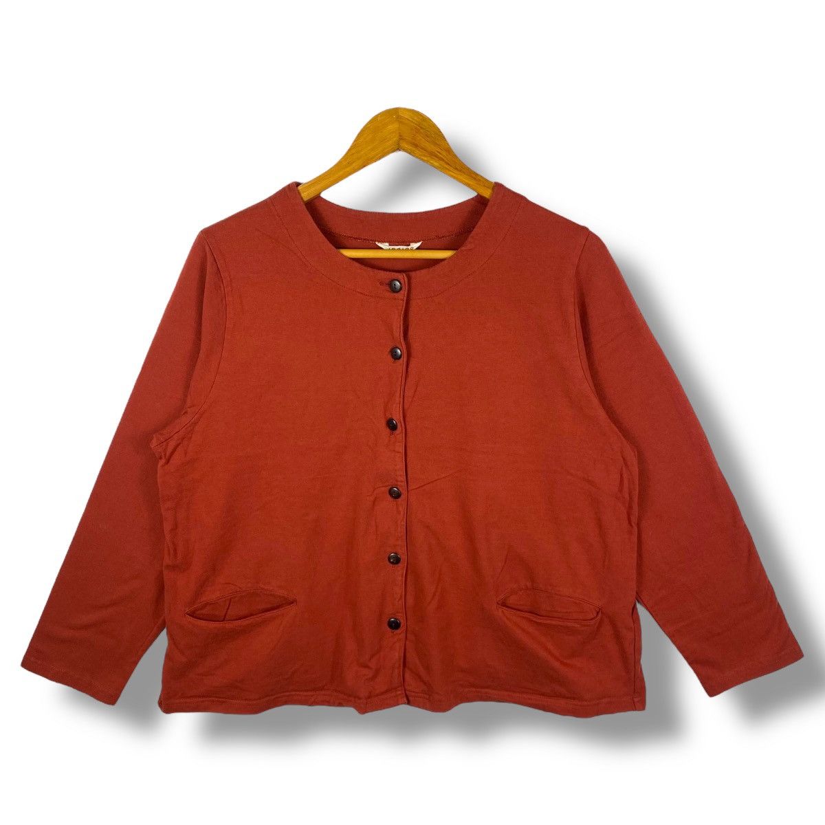 Indigo Japanese Brand INDIGO Button Cardigan Sweater Free Size Size M / US 6-8 / IT 42-44 - 1 Thumbnail