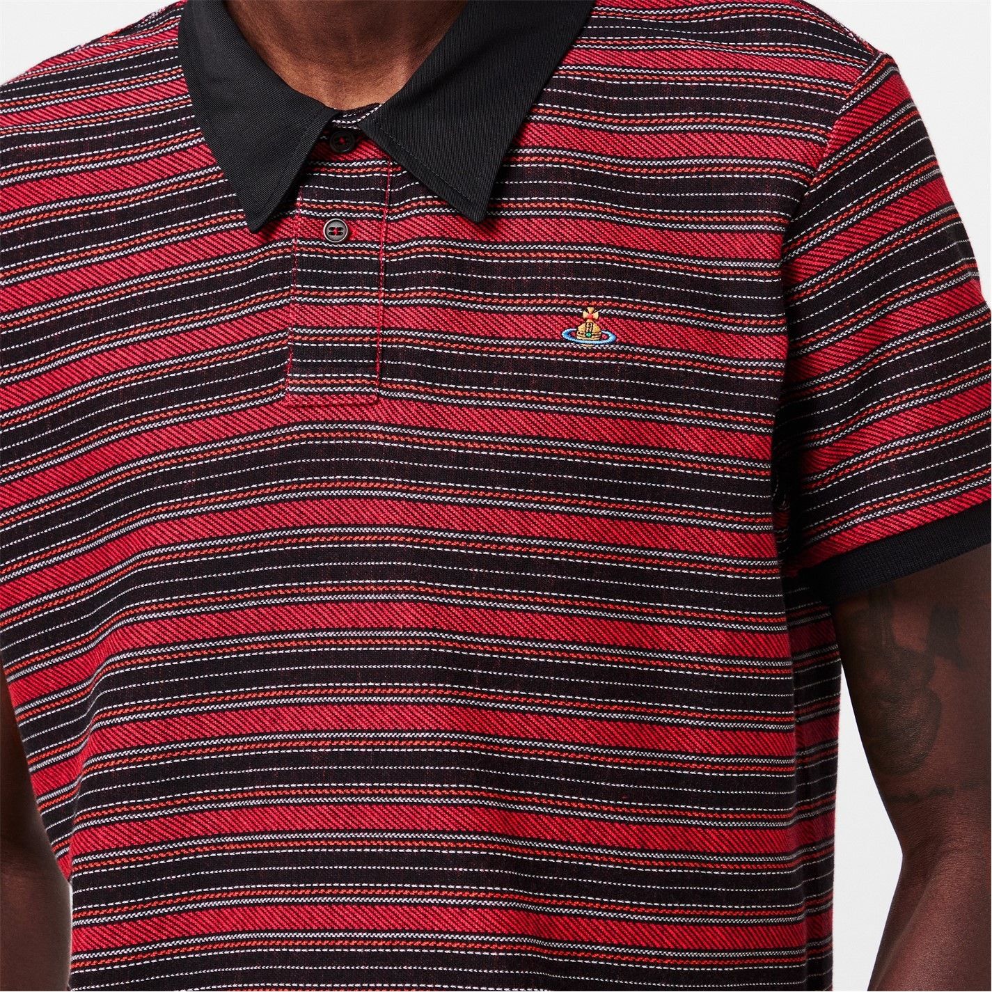 Vivienne Westwood o1g2r1mq0526 Viv Classic Short Sleeve Polo Shirt Multicolor Size US L / EU 52-54 / 3 - 5 Thumbnail