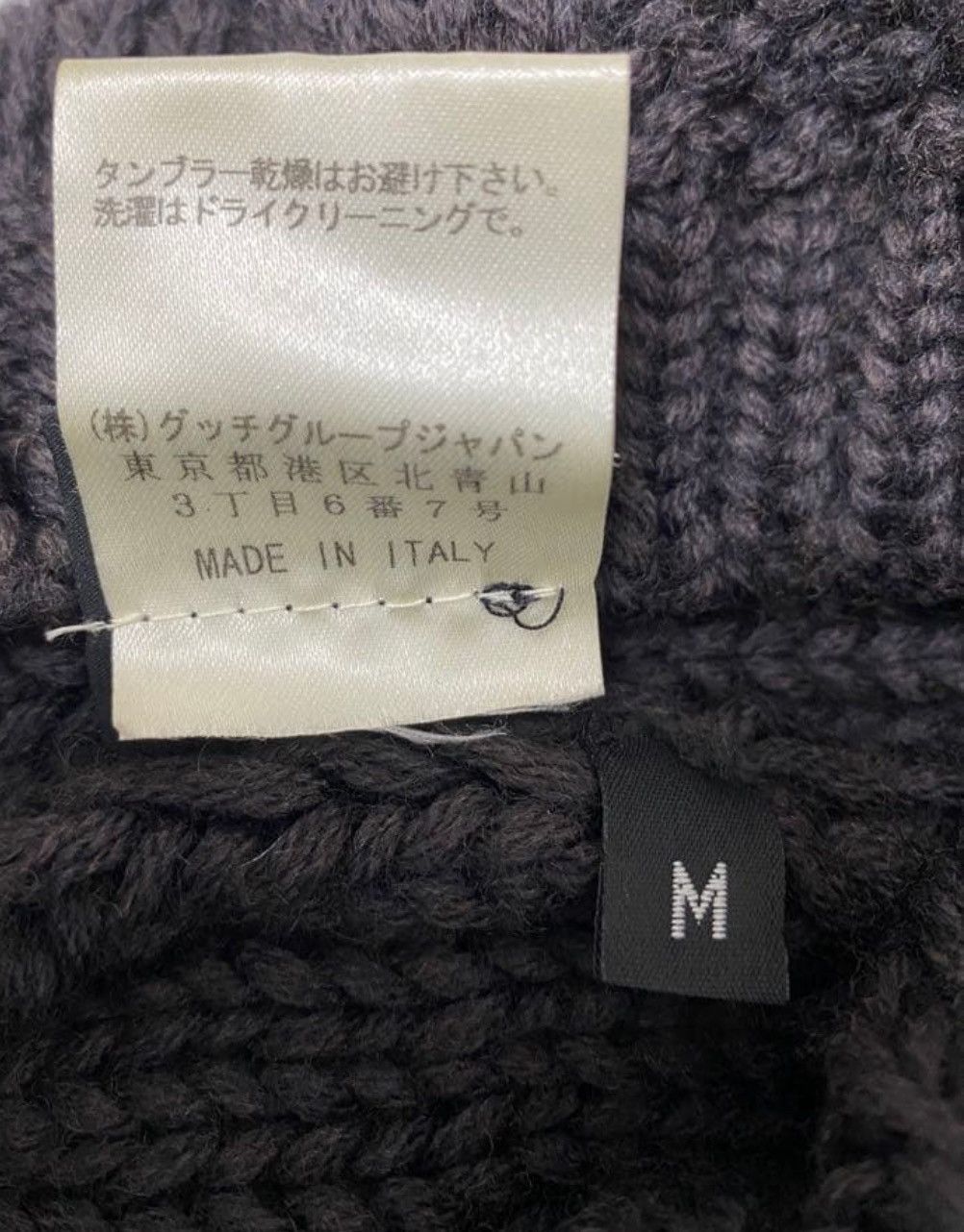 Gucci Vintage 90s Cable Knit Beanie Size ONE SIZE - 4 Thumbnail