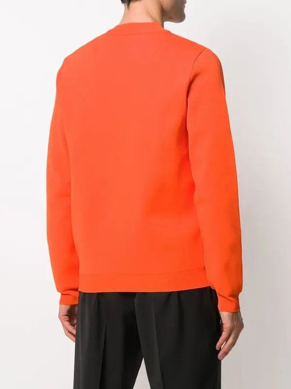 Valentino o1y0525 Logo V-neck Sweater in Orange Size US XS / EU 42 / 0 - 4 Thumbnail