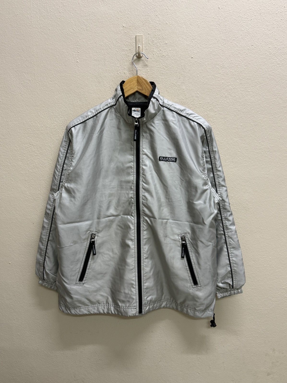 Ellesse Vintage Ellesse Ladies SmallLogo Double Breasted Windbreaker Size L / US 10 / IT 46 - 18 Thumbnail