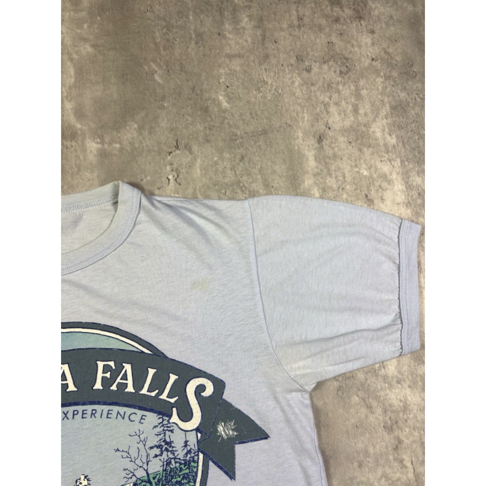Vintage VINTAGE Niagara Falls Canada Ringer T Shirt Blue Nature size S Mens Crew Neck Short Sleeve Cotton Blend Graphic Print Fall 80s Size US S / EU 44-46 / 1 - 6 Thumbnail