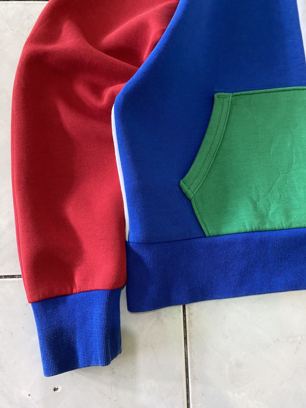 Japanese Brand FUR Polo Ralph Lauren Colorblock Hood Multicolor Streetwear Size US M / EU 48-50 / 2 - 6 Thumbnail