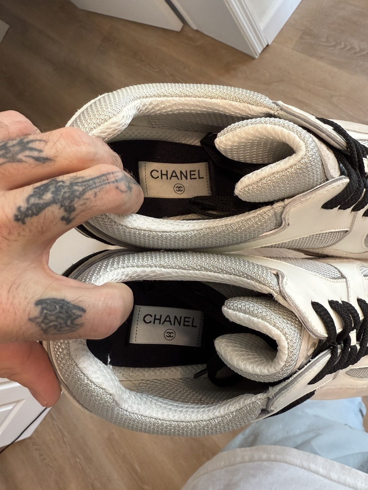 Chanel Chanel Runners Fit 44 Size US 12 / EU 45 - 6 Thumbnail