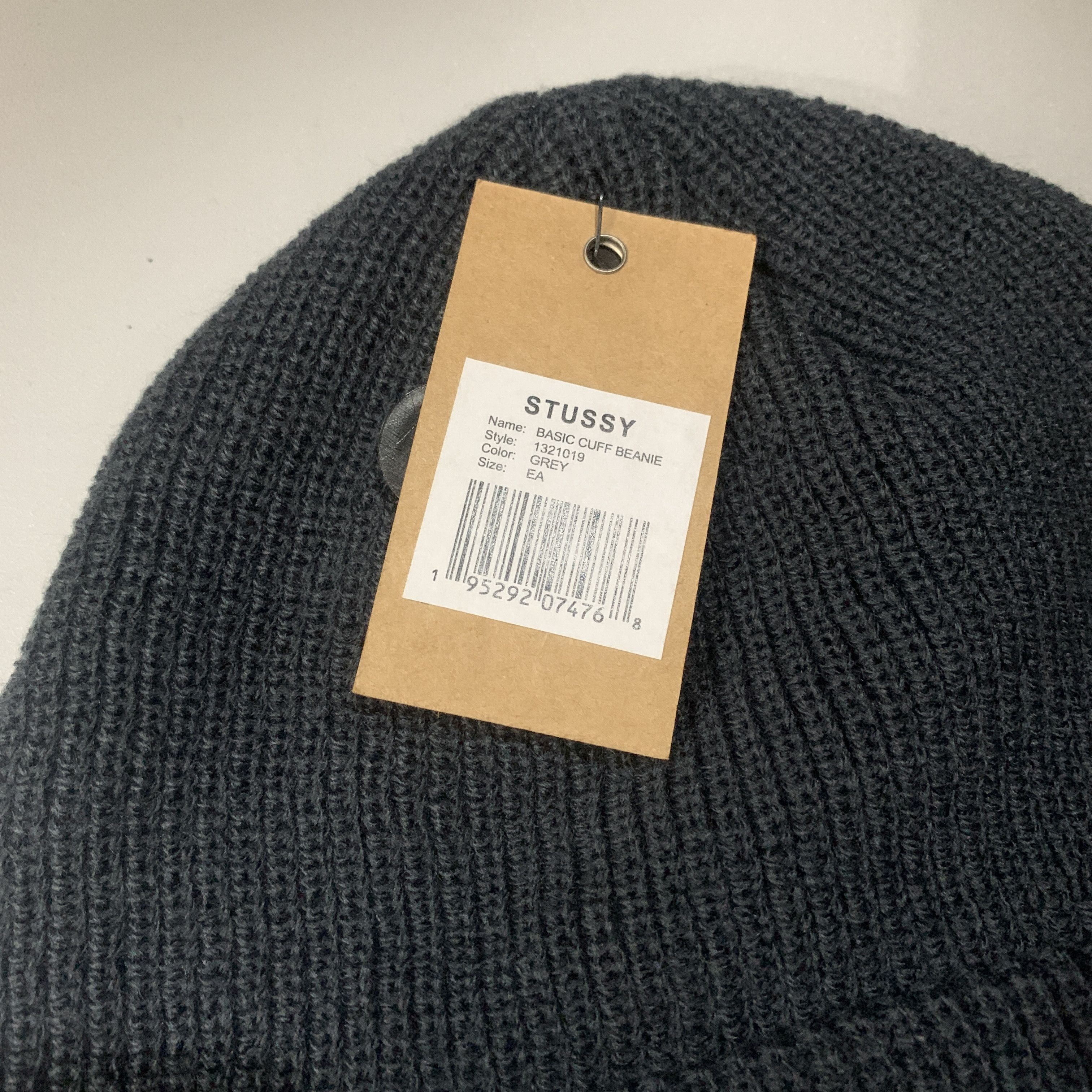 Other STUSSY BASIC CUFF BEANIE HAT - GREY Size ONE SIZE - 3 Thumbnail