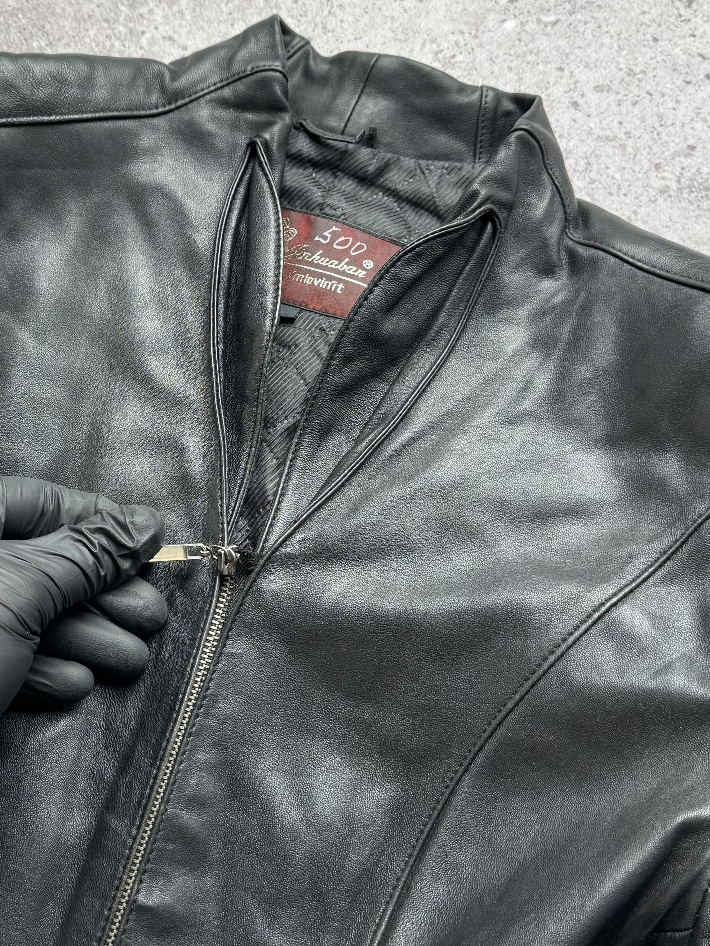 Vintage Vintage Cropped Leather C2(V481) Size L / US 10 / IT 46 - 11 Thumbnail