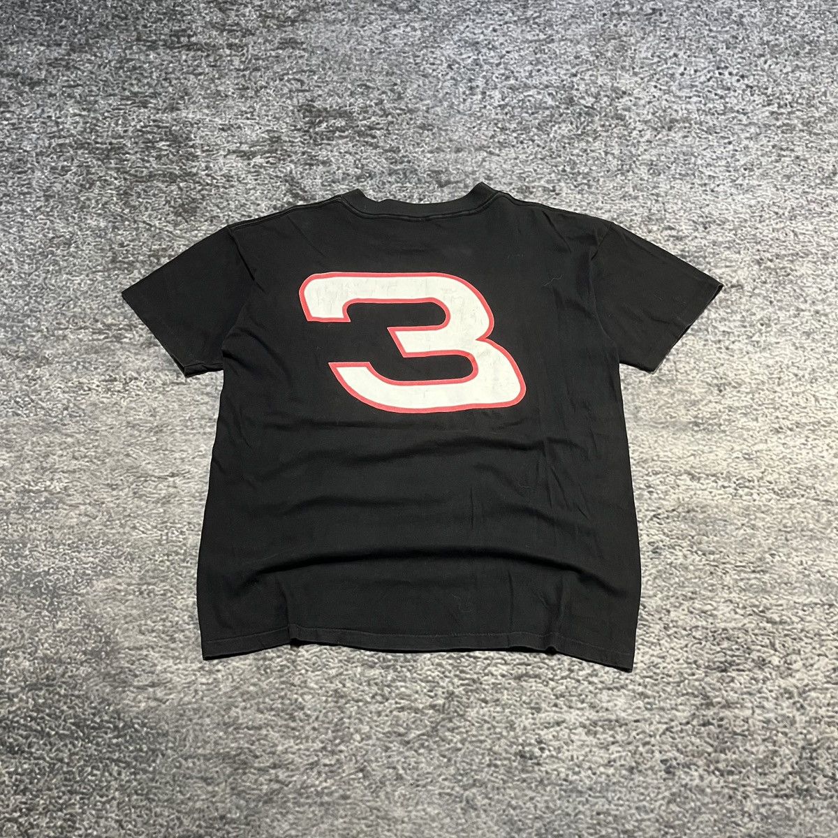 NASCAR Vintage 90s Dale Earnhardt NASCAR Racing Black T Shirt Large Size US L / EU 52-54 / 3 - 2 Thumbnail