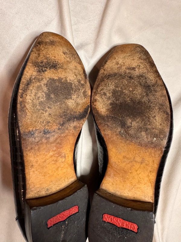 Grenson × Vintage Vintage Grenson Footmaster loafers made in England in 1990s Size US 10.5 / EU 43-44 - 15 Thumbnail