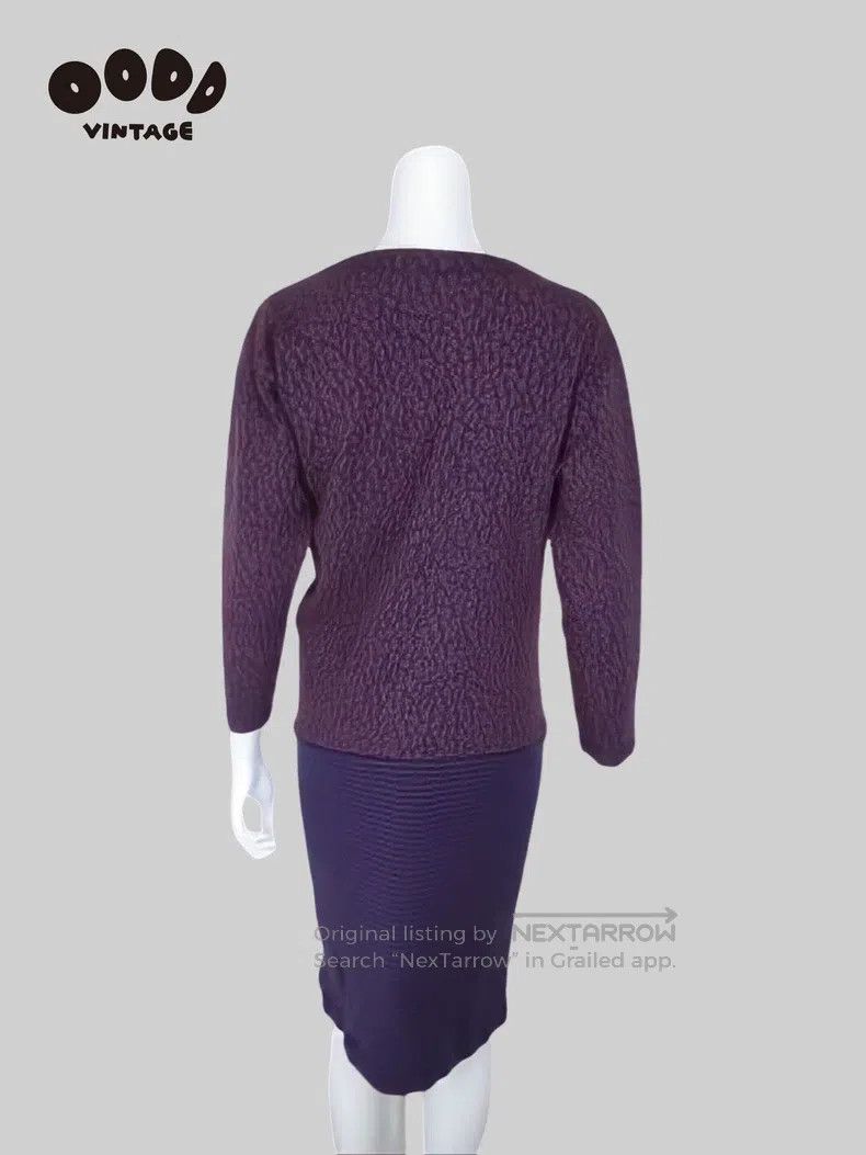 Issey Miyake Issey Miyake Abstract pattern draped knit dress Size S / US 4 / IT 40 - 2 Thumbnail