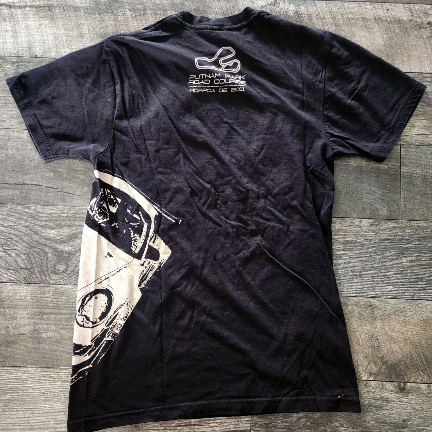 Hanes Porsche Road Course Racing Shirt Tee Small Wrap Around Print Putnam Park Size US S / EU 44-46 / 1 - 5 Thumbnail