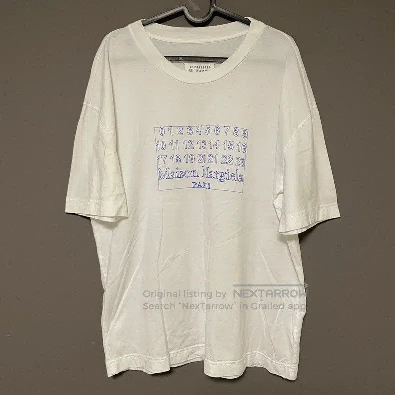Maison Margiela Maison Margiela Blue logo digital short sleeves Size US M / EU 48-50 / 2 - 1 Thumbnail