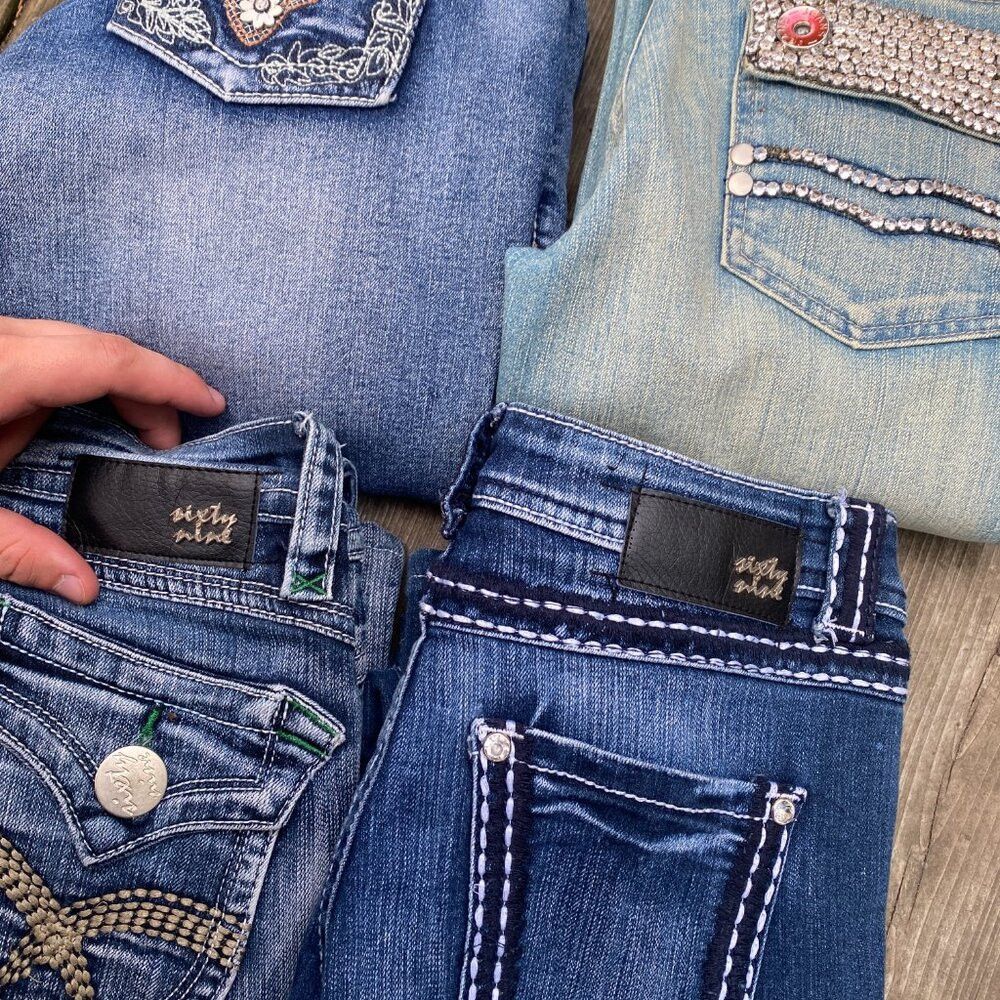 Miss Me × Vintage Vintage Y2K Denim Jeans Size 25-28 - Mirmana, Sixt Size 25" / US 0 / IT 36 - 5 Thumbnail
