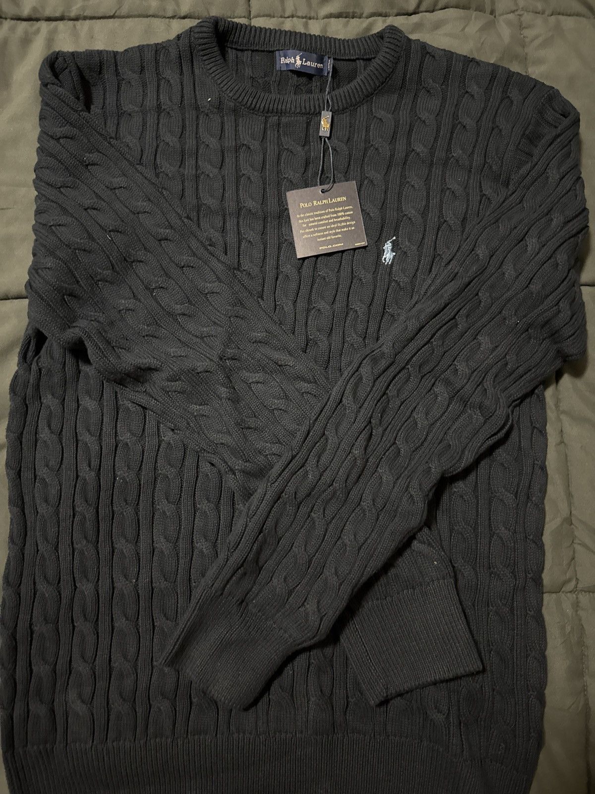 Polo Ralph Lauren Ralph Lauren Polo Navy knit Cotton Sweater Xl Size US XL / EU 56 / 4 - 3 Thumbnail