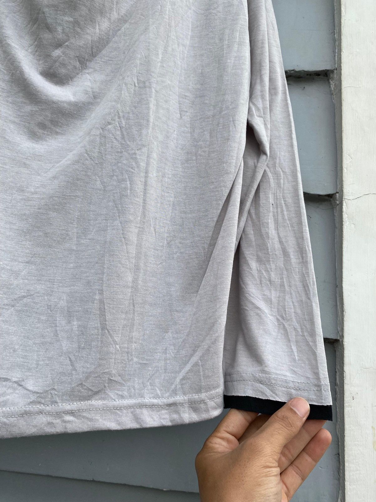 Japanese Brand GELEONE Japanese Layered Cut Long Sleeve Shirt Yohji Style Size XL / US 12-14 / IT 48-50 - 6 Thumbnail