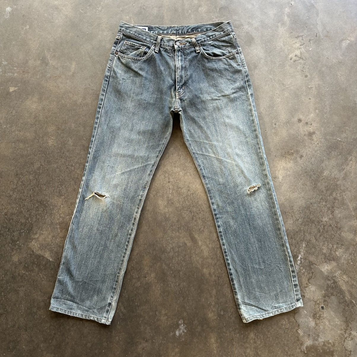 Japanese Brand Vintage Edwin Faded Distressed Denim Jean Pant W32 Size US 32 / EU 48 - 1 Thumbnail