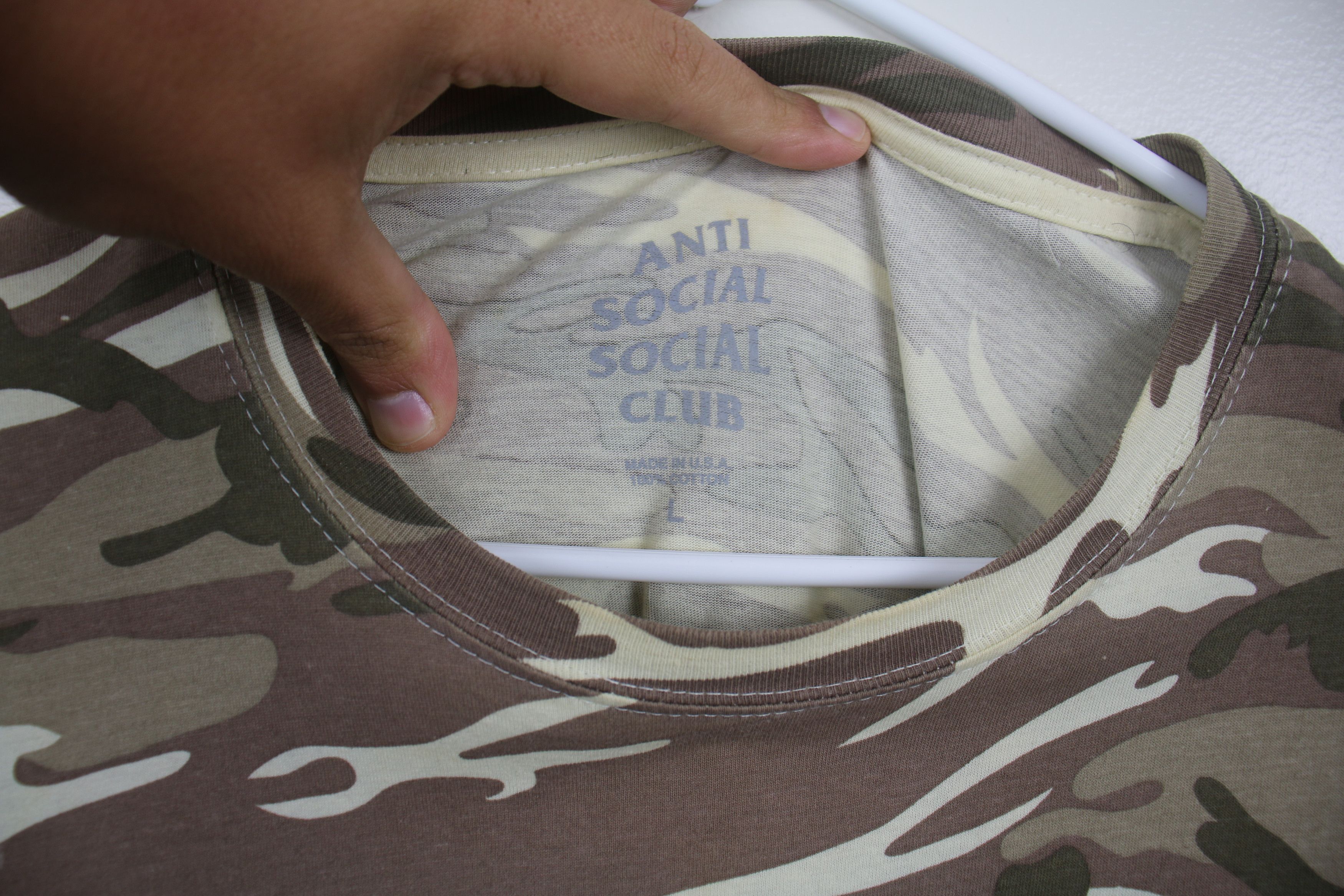 Anti Social Social Club Anti Social Social Club (ASSC) Pink-on-Camo Tee Size US L / EU 52-54 / 3 - 2 Thumbnail