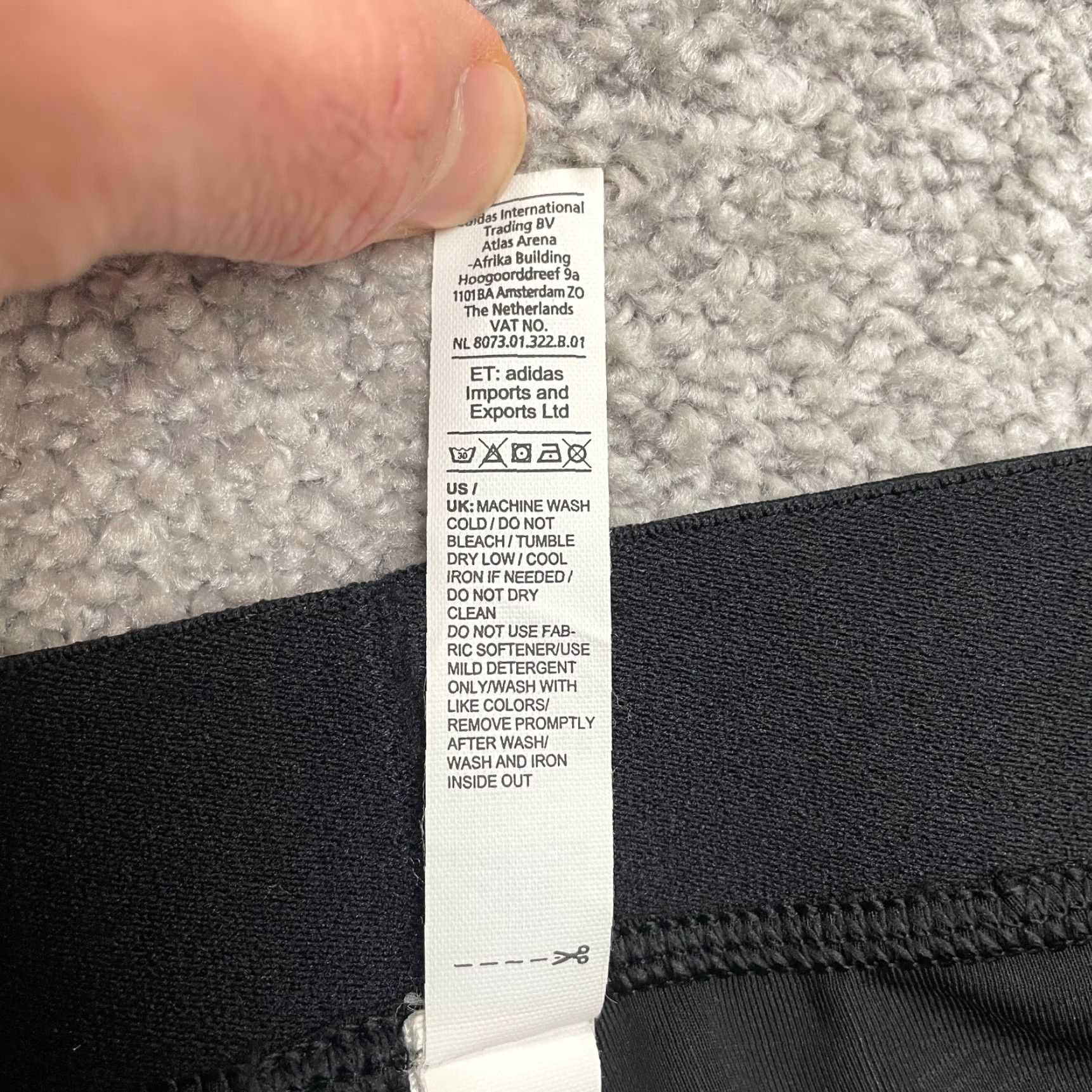Adidas Adidas Climalite Tech Fit Cropped Leggings Women XL Black Patterned Active 34x18 Size 40" / US 18 - 6 Thumbnail