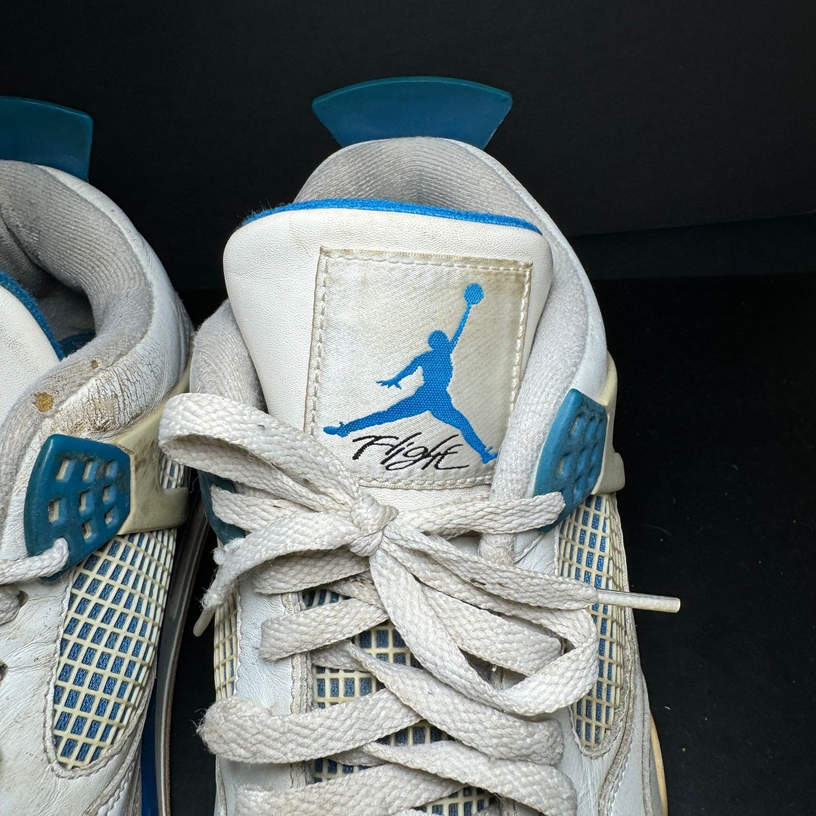 Jordan Brand × Nike Size 13 - Air Jordan 4 Retro Military Blue 2012 Men's Shoes Size US 13 / EU 46 - 6 Thumbnail