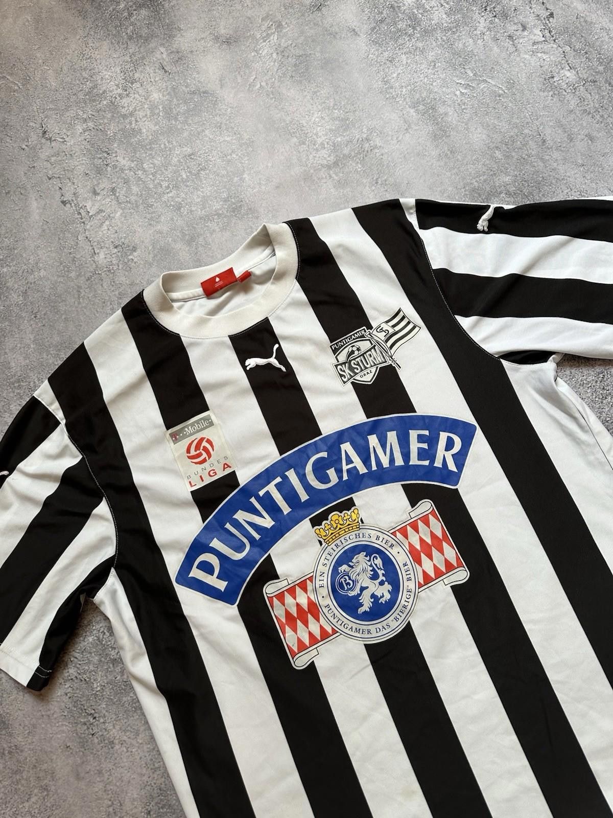 Puma SK Sturm Graz 2008-2009 Home Football Shirt Jersey HAAS #11 Size US M / EU 48-50 / 2 - 2 Thumbnail