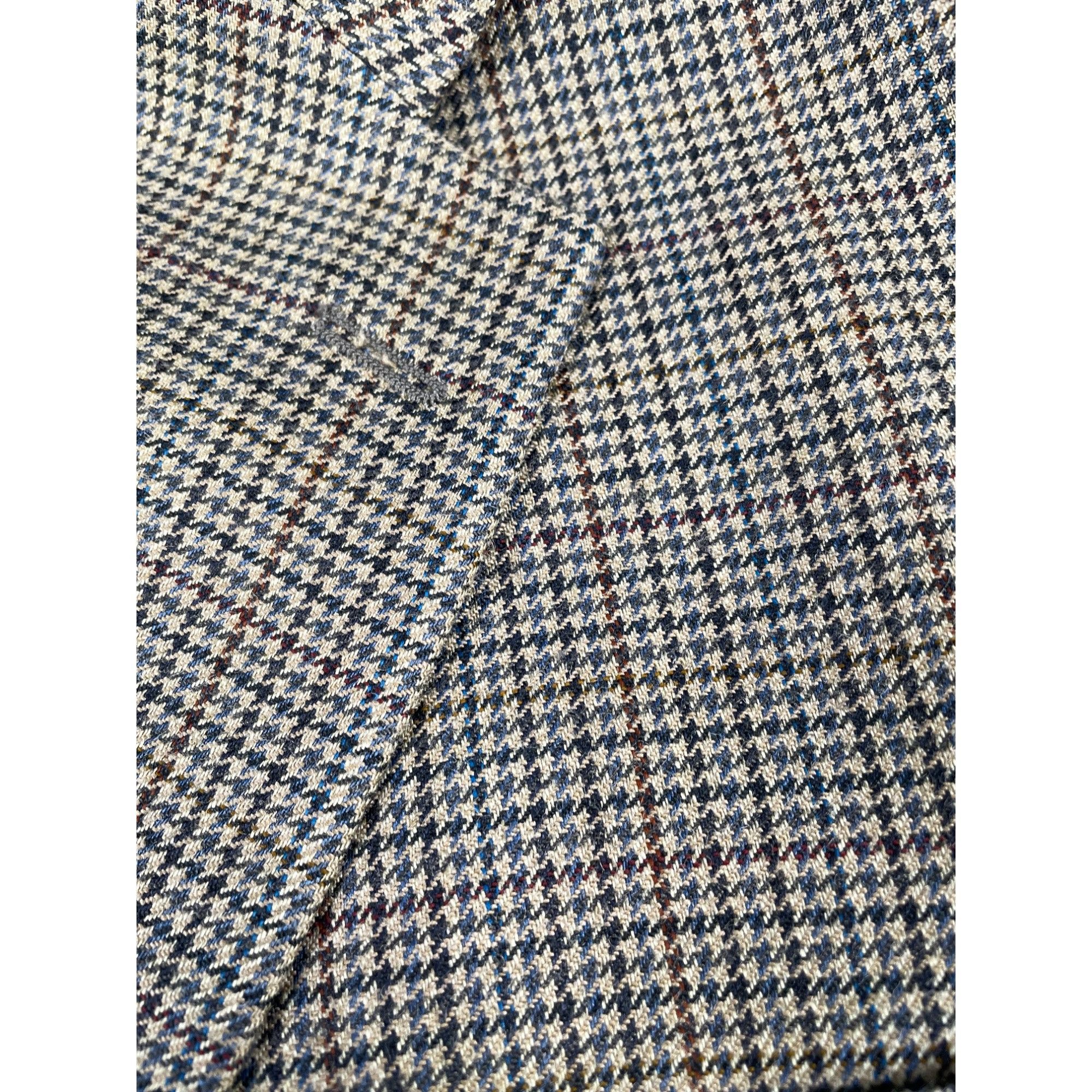 Lauren Ralph Lauren Lauren Ralph Lauren Men's Grey Houndstooth Blazer/Sports Coa Size 44R - 6 Thumbnail