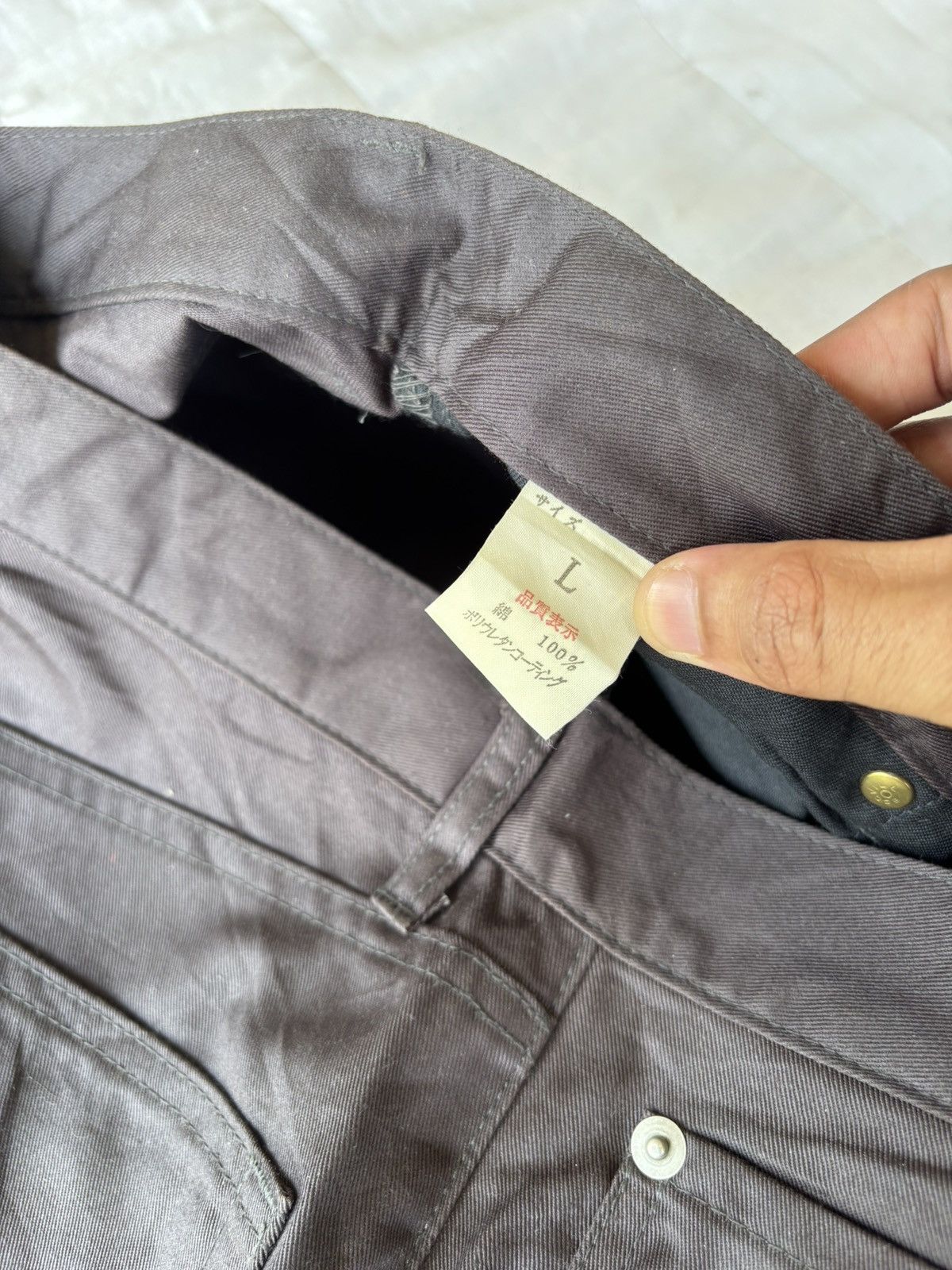 Helmut Lang Vintage Waxed Trouser Helmut Lang Style By Point Standard Size US 30 / EU 46 - 10 Thumbnail
