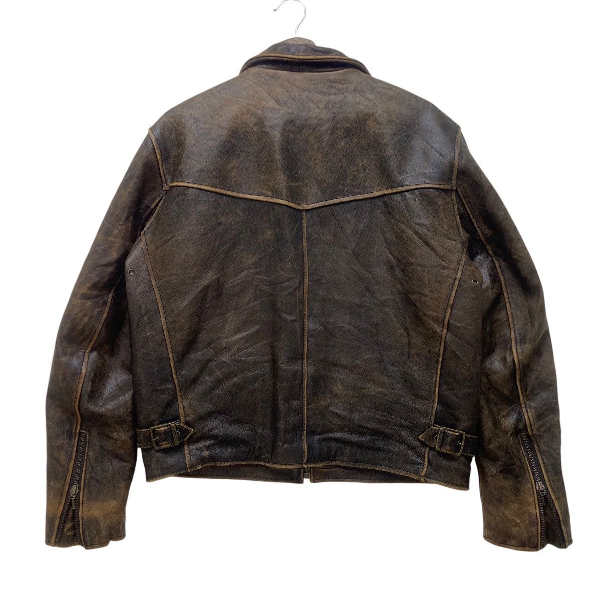 Harley Davidson Vintage Harley Davidson Motorcycle Cafe Racer Biker Jacket Size US M / EU 48-50 / 2 - 4 Thumbnail