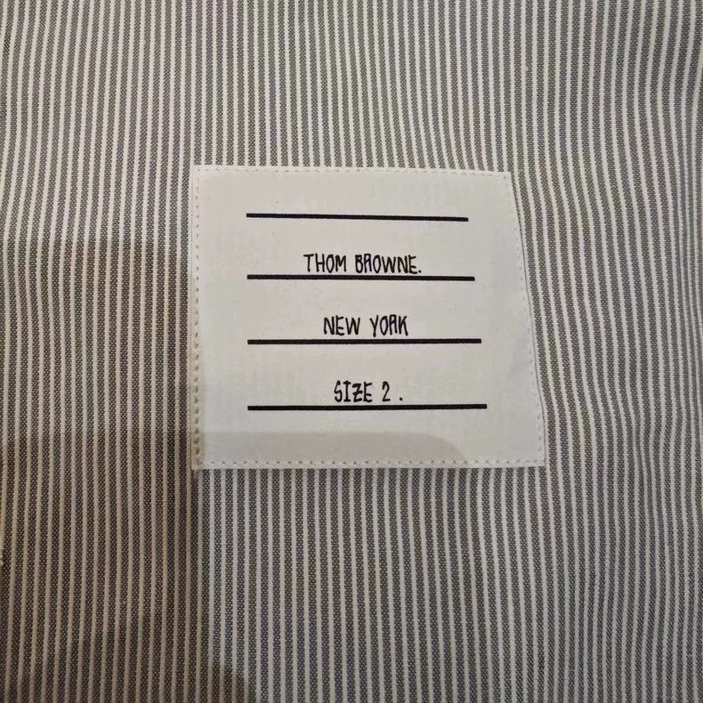 Thom Browne Thom Browne size2 short sleeve shirt Size US M / EU 48-50 / 2 - 2 Thumbnail