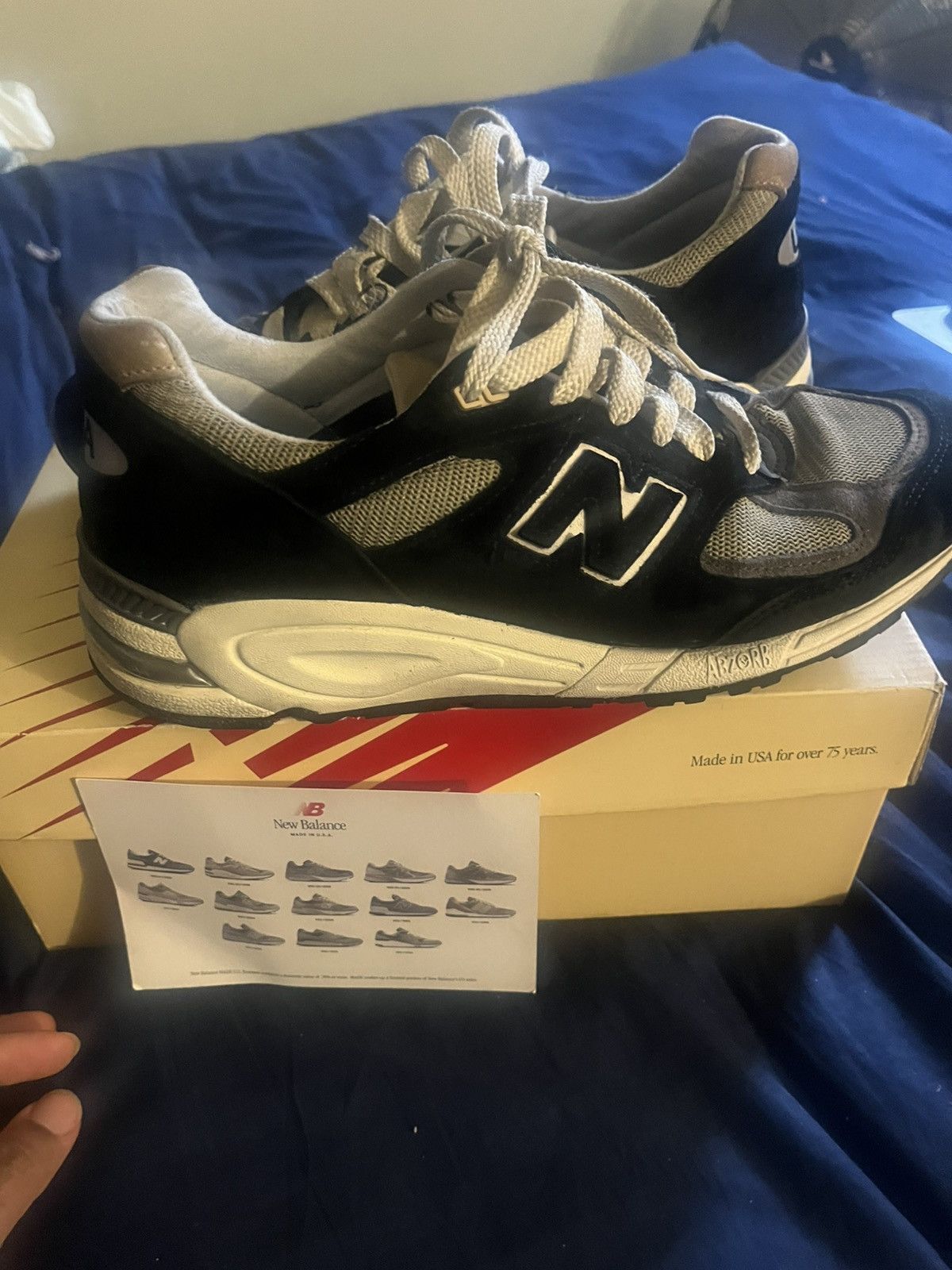 New Balance New Balance X Teddy Saints 990V2 10.5 Size US 10.5 / EU 43-44 - 5 Thumbnail