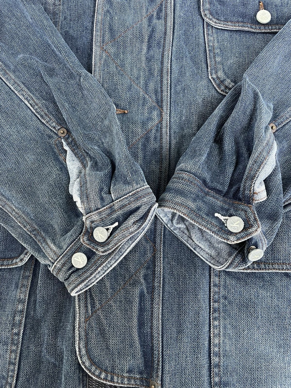 Calvin Klein × Vintage CALVIN KLEIN Vintage 90’s Denim Chore Jacket M Size US M / EU 48-50 / 2 - 6 Thumbnail