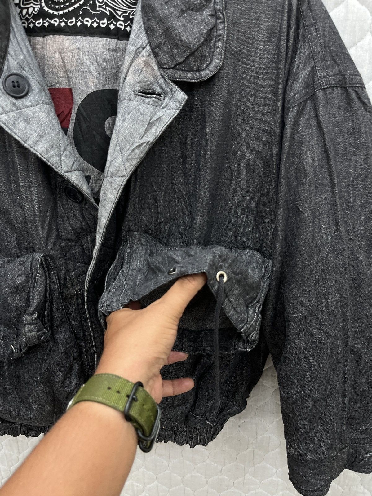 Issey Miyake 🔥🔥🔥ARCHIVE VTG ISSEY MIYAKE I.S REVERSIBLE BOMBER JACKET Size US M / EU 48-50 / 2 - 7 Thumbnail
