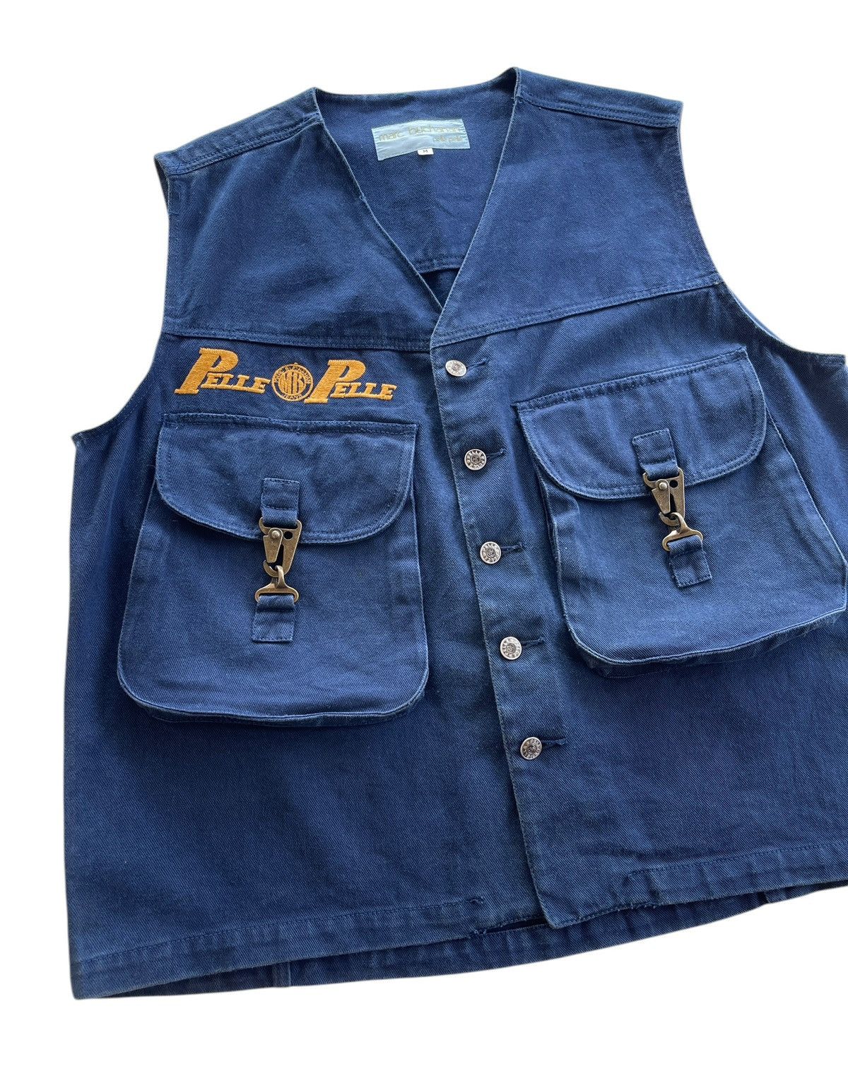 Marc Buchanan Marc Buchanan Pelle Pelle Denim Vest Size US M / EU 48-50 / 2 - 4 Thumbnail