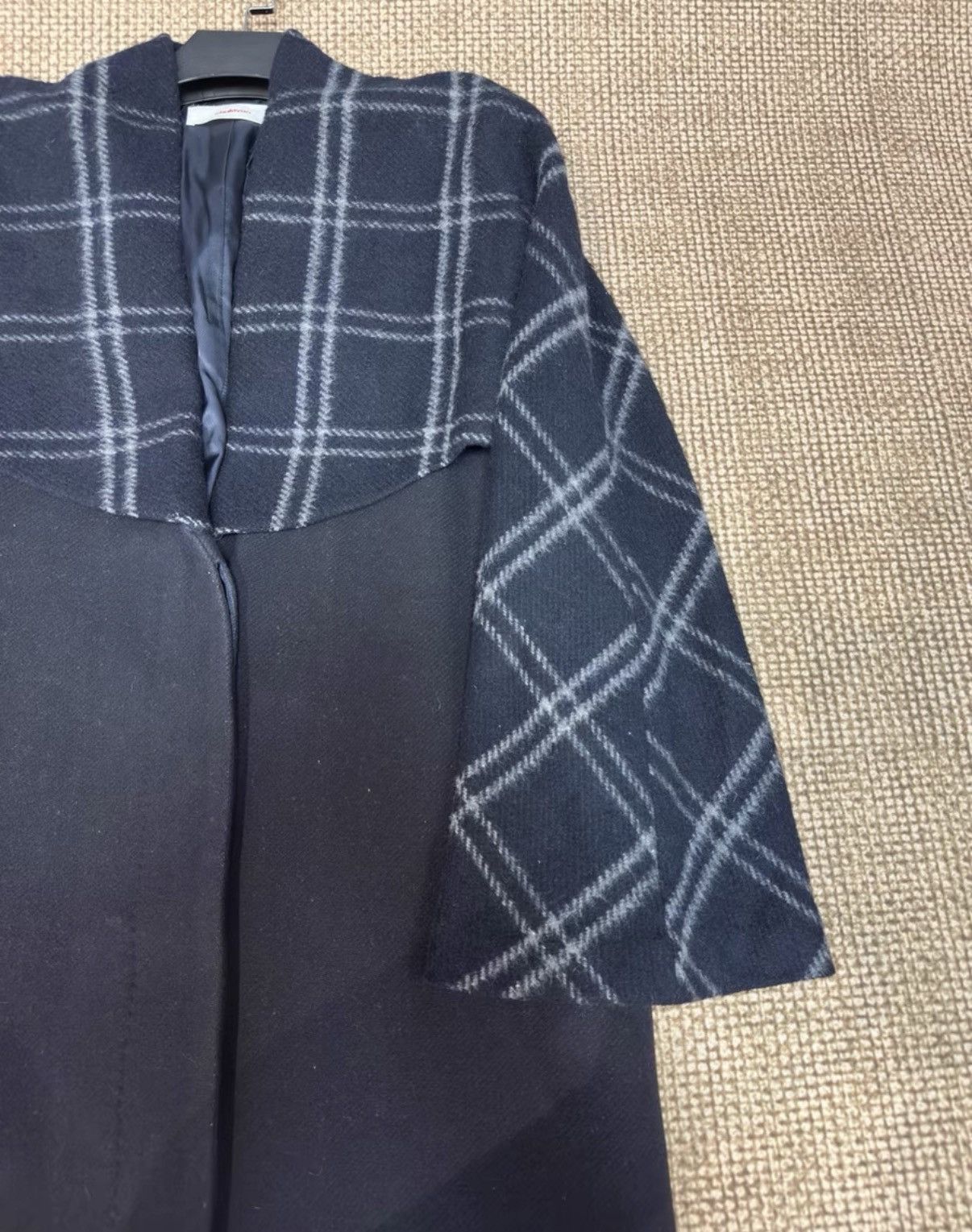 Hussein Chalayan Hussein Chalayan Avant-garde Plaid Patchwork Wool Coat K23 Size M / US 6-8 / IT 42-44 - 3 Thumbnail