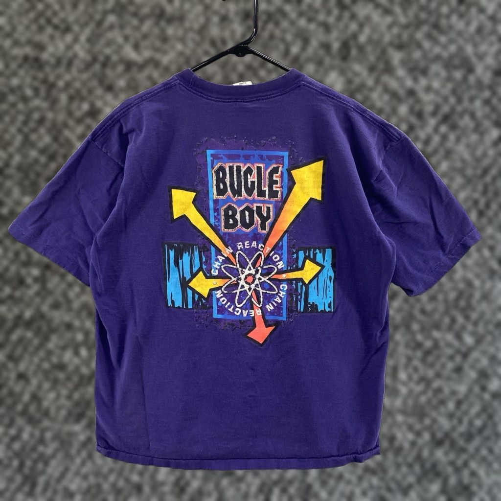 Bugle Boy VINTAGE Bugle Boy T-Shirt XL Purple 90s Surf Skater Neon Retro  Mens | Grailed, image size:1024x1024